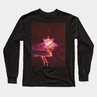 Explosion Red Long Sleeve T-Shirt